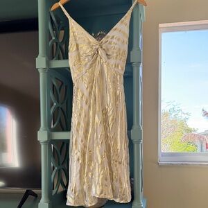 India Boutique Gold and Cream Goddess Dress